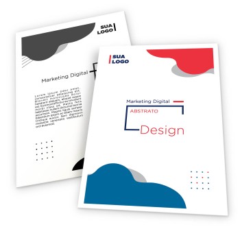 FOLHAS AVULSAS COUCHÊ COUCHÊ 300G Colorido frente e preto e branco verso - 5 un.