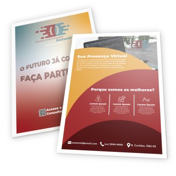 FOLHAS AVULSAS COUCHÊ COUCHÊ FOSCO 210G Colorido frente e verso - 50 un.