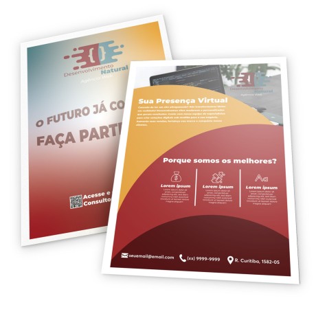 FOLHAS AVULSAS COUCHÊ COUCHÊ FOSCO 210G Colorido frente e verso - 50 un.