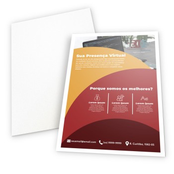 FOLHAS AVULSAS COUCHÊ COUCHÊ FOSCO 210G Colorido frente - 50 un.