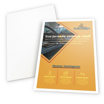 FOLHAS AVULSAS COUCHÊ COUCHÊ FOSCO 210G Colorido frente - 25 un.