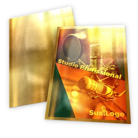 FOLHAS AVULSAS PAPEIS ESPECIAIS GOLD MASTER 300G Colorido frente - 50 un.