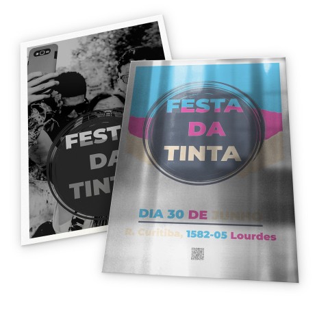 FOLHAS AVULSAS PAPEIS ESPECIAIS METALIZADO FRENTE 250G