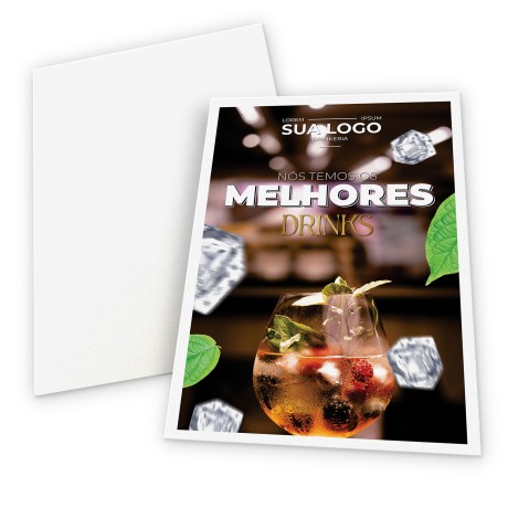 FOLHAS AVULSAS PAPEIS ESPECIAIS SUPREMO 255G Colorido frente - 10 un.