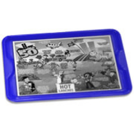 FORRO DE BANDEJA APERGAMINHADO  75G 480X330MM Preto e branco frente - 250 un.