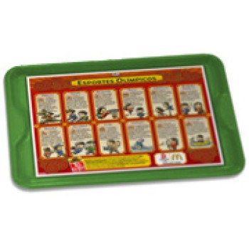 FORRO DE BANDEJA APERGAMINHADO  75G 480X330MM Colorido frente - 100 un.