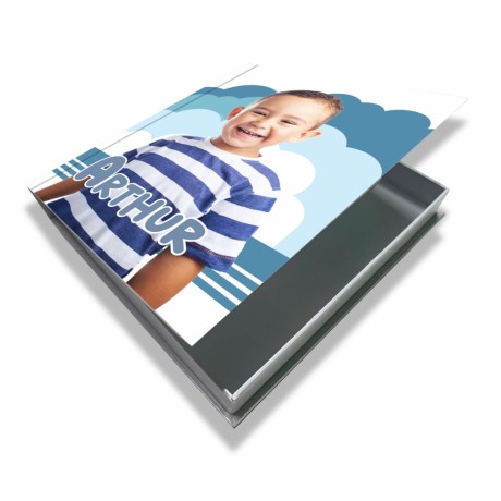 FOTO PRODUTOS FOTOLIVROS OU PHOTOBOOKS CAPA DURA CASE PARA PHOTOBOOKS 24 PÁGINAS 20X20CM Colorido frente - 1 un.