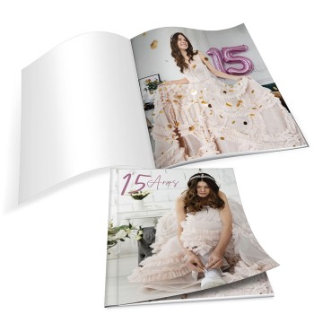 FOTOLIVROS OU PHOTOBOOKS SLIM 36 PÁGINAS 20X25 CM Colorido frente e verso - 1 un.