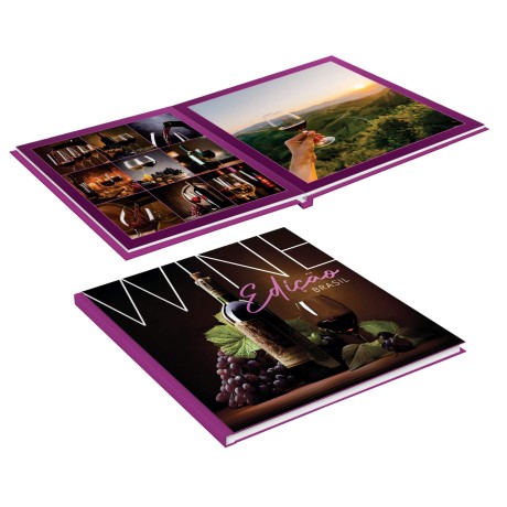 FOTOLIVROS OU PHOTOBOOKS TRADICIONAL 36 PÁGINAS 20X20CM Colorido frente e verso - 1 un.