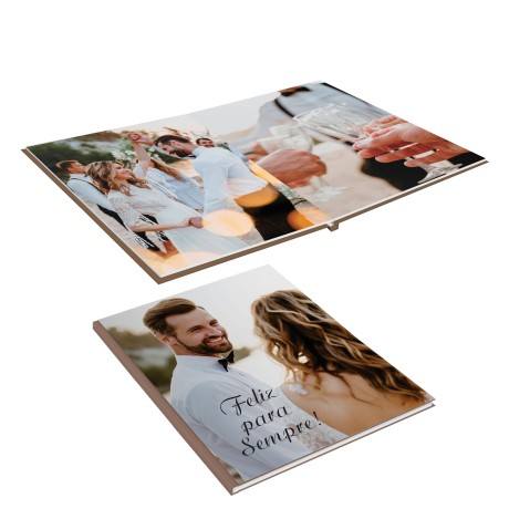 FOTOLIVROS OU PHOTOBOOKS TRADICIONAL 48 PÁGINAS 20X25CM Colorido frente e verso - 1 un.