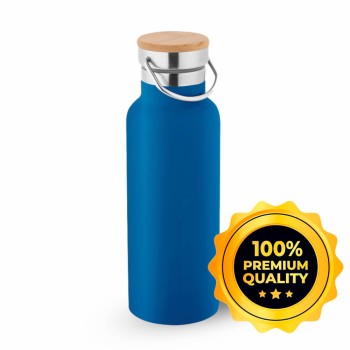 GARRAFAS E SQUEEZES PADRÃO SQUEEZE DE AÇO INOX MODELO RAGNAR COM PAREDE DUPLA 570ML AZUL 1 un.