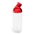 GARRAFAS E SQUEEZES PADRÃO SQUEEZE DE TRITAN MODELO ZANNY COM ARGOLA 900ML TAMPA VERMELHA