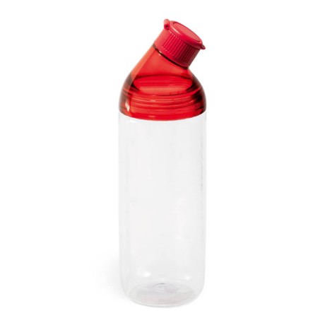 GARRAFAS E SQUEEZES PADRÃO SQUEEZE DE TRITAN MODELO ZANNY COM ARGOLA 900ML TAMPA VERMELHA 5 un.