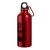 GARRAFAS E SQUEEZES PERSONALIZADO SQUEEZE DE ALUMÍNIO ERALD COM MOSQUETÃO 500ML VERMELHA