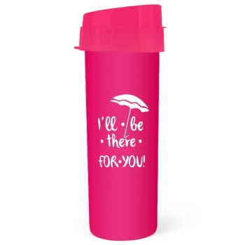 GARRAFAS E SQUEEZES SQUEEZE DE PP MODELO ACQUA BIO 480ML TRANSLÚCIDO ROSA 300 un. - Preto e branco frente e verso