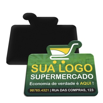ÍMÃS DE GELADEIRA CORTE ESPECIAL COUCHÊ 300G LAMINAÇÃO FOSCA 50X45MM Colorido frente - 1000 un.