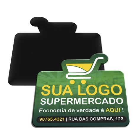 ÍMÃS DE GELADEIRA CORTE ESPECIAL COUCHÊ 300G LAMINAÇÃO FOSCA 50X45MM Colorido frente - 1000 un.