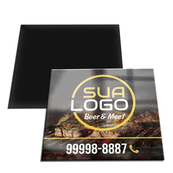 ÍMÃS DE GELADEIRA CORTE RETO COUCHÊ 250G VERNIZ UV TOTAL FR 50X45MM Colorido frente - 500 un.