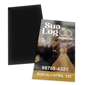 ÍMÃS DE GELADEIRA CORTE RETO COUCHÊ 250G VERNIZ UV TOTAL FR 50X90MM Colorido frente - 500 un.