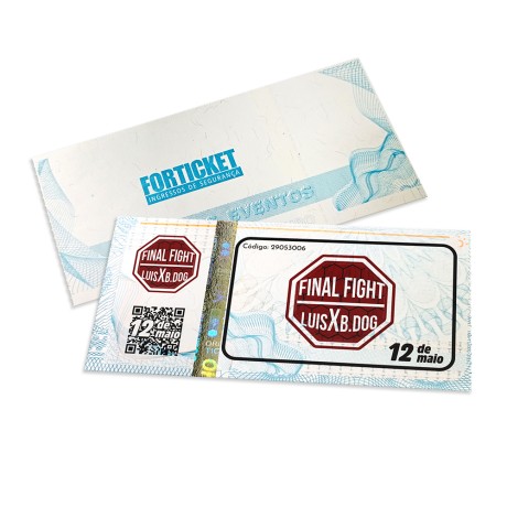 INGRESSOS DE SEGURANÇA 105X51MM AZUL Colorido frente - 504 un.
