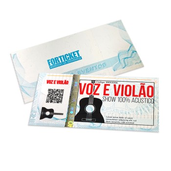 INGRESSOS DE SEGURANÇA 105X51MM AZUL Colorido frente - 108 un.