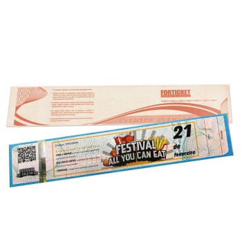 INGRESSOS DE SEGURANÇA 211X51MM AZUL Colorido frente - 504 un.