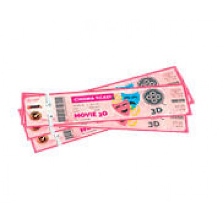 INGRESSOS DE SEGURANÇA 211X51MM ROSA Colorido frente - 252 un.