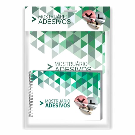 KITS DE MOSTRUÁRIO ADESIVOS Colorido frente e verso - 1 un.