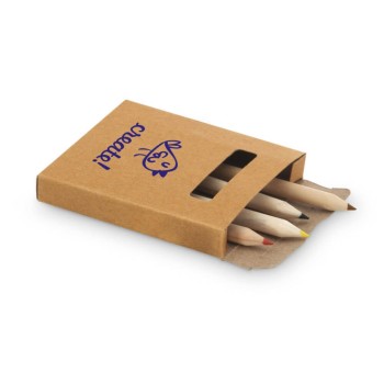 LÁPIS, APONTADORES E GIZ DE CERA KITS PARA COLORIR MODELO ANIM 73X89MM Colorido frente - 10 un.
