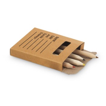 LÁPIS, APONTADORES E GIZ DE CERA KITS PARA COLORIR MODELO ANIM 73X89MM Colorido frente - 100 un.