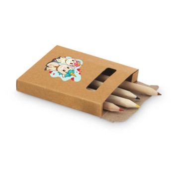 LÁPIS, APONTADORES E GIZ DE CERA KITS PARA COLORIR MODELO ANIM 73X89MM Colorido frente - 1 un.