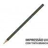 LÁPIS DE COR PERSONALIZADO PRETO RESINADO SIMPLES Colorido frente - 25 un.