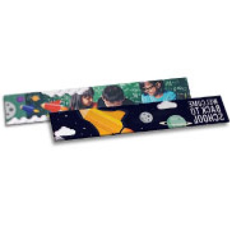 MARCADOR DE PÁGINA COUCHÊ 250G VERNIZ UV TOTAL FRENTE 273X51 Colorido frente e verso - 5000 un.