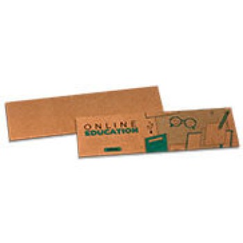 MARCADOR DE PÁGINA KRAFT 250G SEM VERNIZ 182X51 Colorido frente - 100 un.