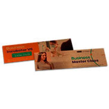 MARCADOR DE PÁGINA KRAFT 250G SEM VERNIZ 273X51 Colorido frente e verso - 250 un.