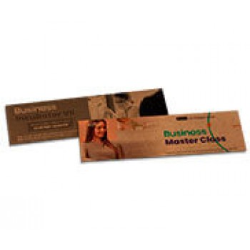 MARCADOR DE PÁGINA KRAFT 250G SEM VERNIZ 273X51 Colorido frente e preto e branco verso - 250 un.