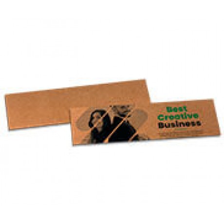 MARCADOR DE PÁGINA KRAFT 250G SEM VERNIZ 273X51 Colorido frente - 500 un.