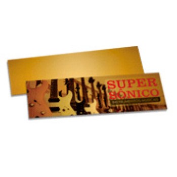 MARCADOR DE PÁGINA PAPEIS ESPECIAIS GOLD MASTER 300G SEM VERNIZ 153X51 Colorido frente - 100 un.