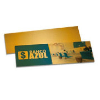 MARCADOR DE PÁGINA PAPEIS ESPECIAIS GOLD MASTER 300G SEM VERNIZ 153X51 Colorido frente - 250 un.