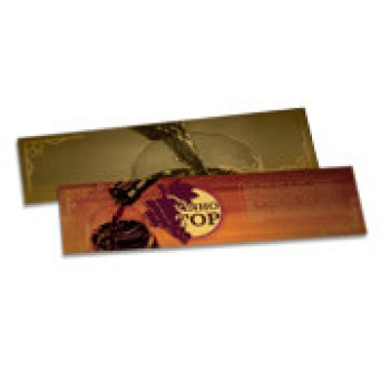 MARCADOR DE PÁGINA PAPEIS ESPECIAIS GOLD MASTER 300G SEM VERNIZ 182X51 Colorido frente e preto e branco verso - 100 un.