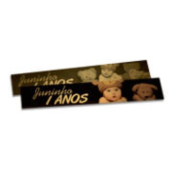 MARCADOR DE PÁGINA PAPEIS ESPECIAIS GOLD MASTER 300G SEM VERNIZ 273X51 Colorido frente e preto e branco verso - 50 un.