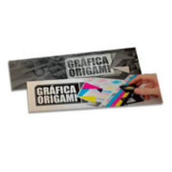 MARCADOR DE PÁGINA PAPEIS ESPECIAIS PERO PLUS 300G SEM VERNIZ 182X51 Colorido frente e preto e branco verso - 100 un.