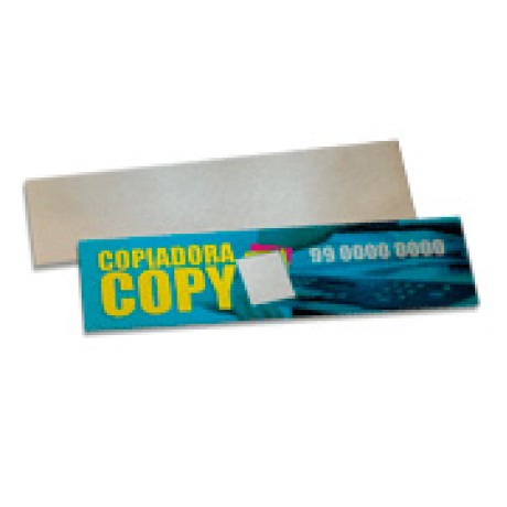 MARCADOR DE PÁGINA PAPEIS ESPECIAIS PERO PLUS 300G SEM VERNIZ 182X51 Colorido frente - 250 un.