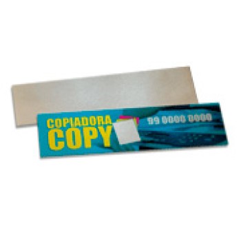MARCADOR DE PÁGINA PAPEIS ESPECIAIS PERO PLUS 300G SEM VERNIZ 182X51 Colorido frente - 250 un.