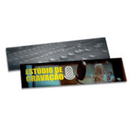 MARCADOR DE PÁGINA PAPEIS ESPECIAIS SILVER LUX 300G SEM VERNIZ 182X51 Colorido frente e preto e branco verso - 100 un.