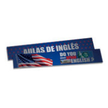 MARCADOR DE PÁGINA PAPEIS ESPECIAIS SILVER LUX 300G SEM VERNIZ 273X51 Colorido frente e verso - 50 un.
