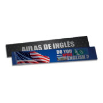 MARCADOR DE PÁGINA PAPEIS ESPECIAIS SILVER LUX 300G SEM VERNIZ 273X51 Colorido frente e preto e branco verso - 50 un.