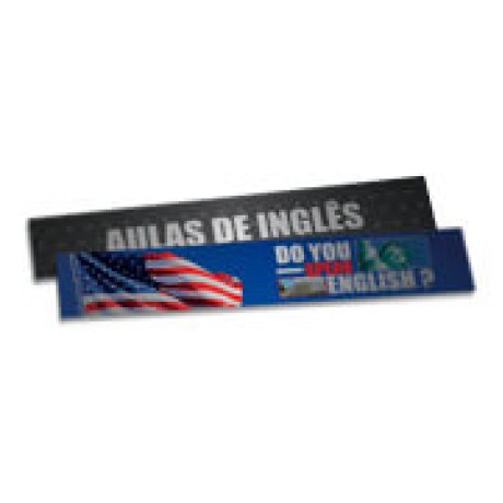 MARCADOR DE PÁGINA PAPEIS ESPECIAIS SILVER LUX 300G SEM VERNIZ 273X51 Colorido frente e preto e branco verso - 50 un.