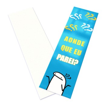 MARCADOR DE PÁGINA SUPREMO 250G VERNIZ UV TOTAL FRENTE 182X51MM Colorido frente - 500 un.