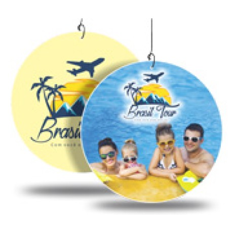 MÓBILE PVC 0,50MM PREMIUM BRANCO MODELO REDONDO 290X290MM